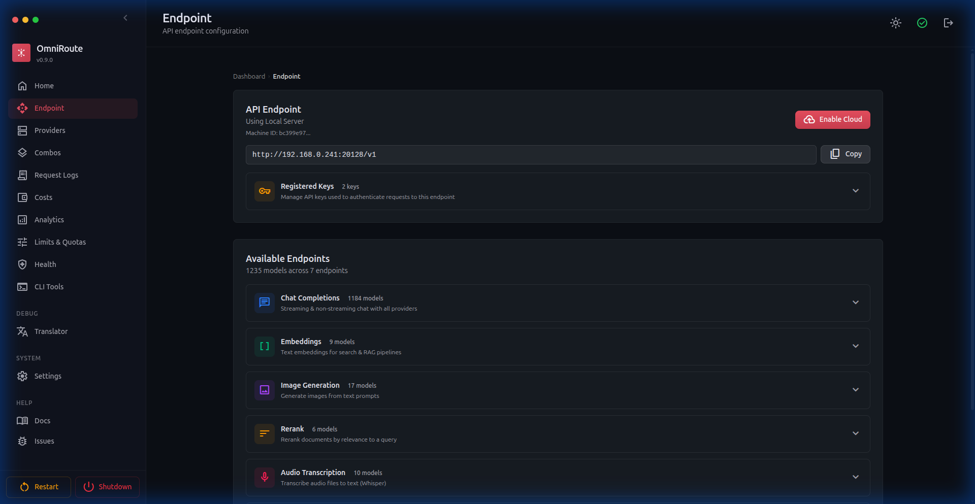 Endpoints